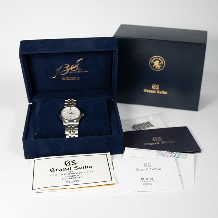 Grand Seiko グランドセイコー 9Fクォーツ SBGT039 創業130周年記念 1000本限定 ホワイト文字盤 メンズ