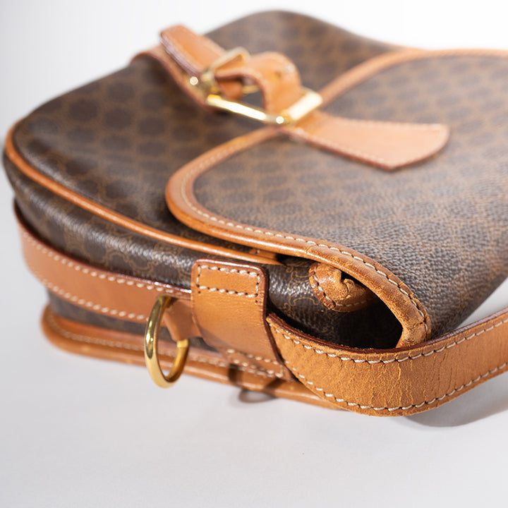 Celine セリーヌ マカダム柄 ショルダーバック M93 ヴィンテージ レディース