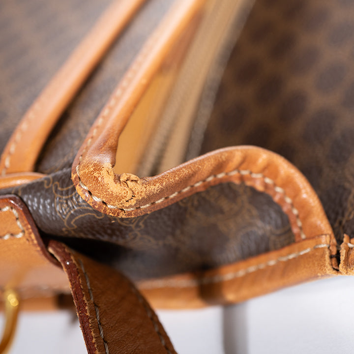 Celine セリーヌ マカダム柄 ショルダーバック M93 ヴィンテージ レディース
