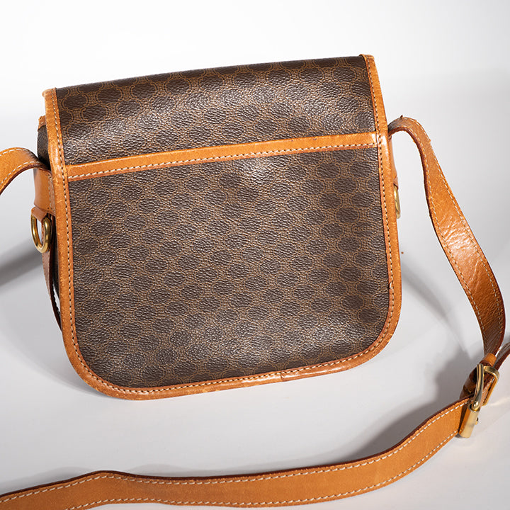 Celine セリーヌ マカダム柄 ショルダーバック M93 ヴィンテージ レディース