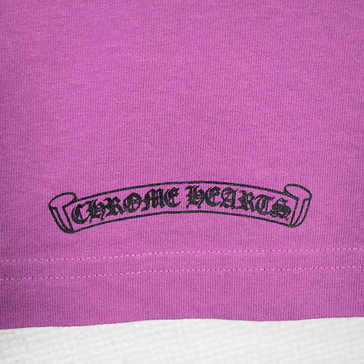 CHROME HEARTS x Matty Boy クロムハーツ xマッティボーイ spider web longlseeve スパイダーウェブ ロゴプリント パープル