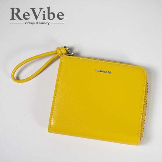 JIL SANDER ジルサンダー CARD PURSE GIROコンパクトウォレット 財布 イエロー ユニセックス