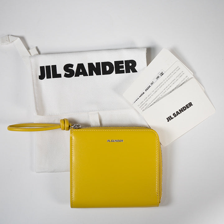 JIL SANDER ジルサンダー CARD PURSE GIROコンパクトウォレット 財布 イエロー ユニセックス