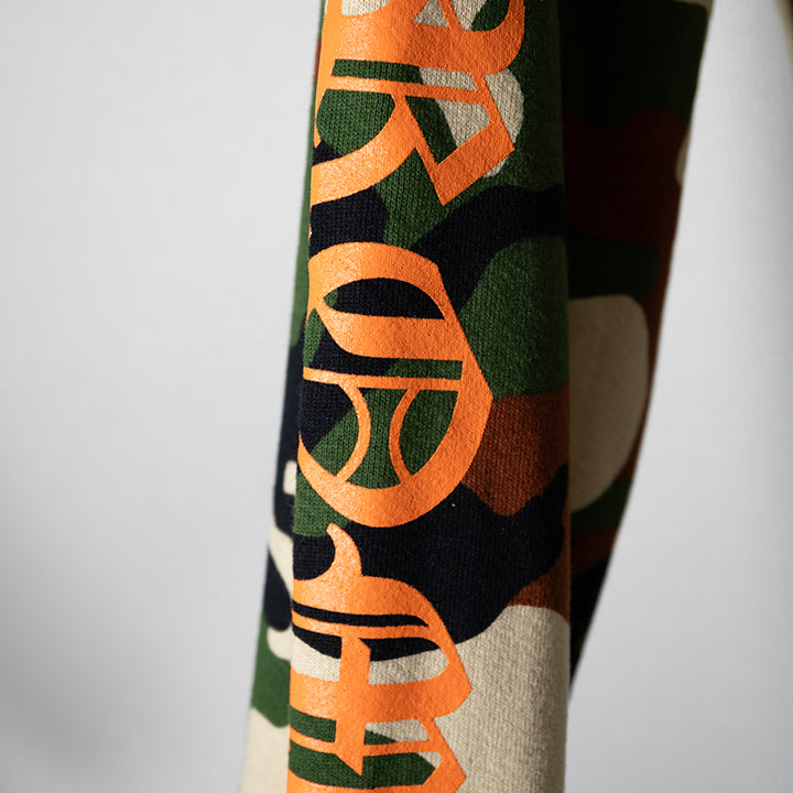 CHROME HEARTS x Matty Boy クロムハーツ x マッティボーイ PPO Caution Crewneckカモ グラフィックプリントスウェット 迷彩