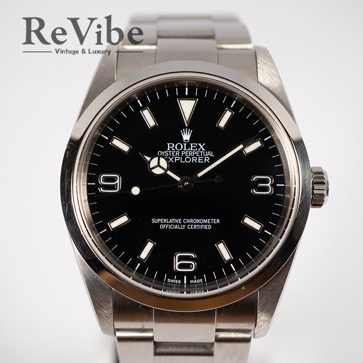 ROLEX ロレックス エクスプローラー I Explorer I 114270 ブラック文字盤 メンズ 自動巻き 腕時計