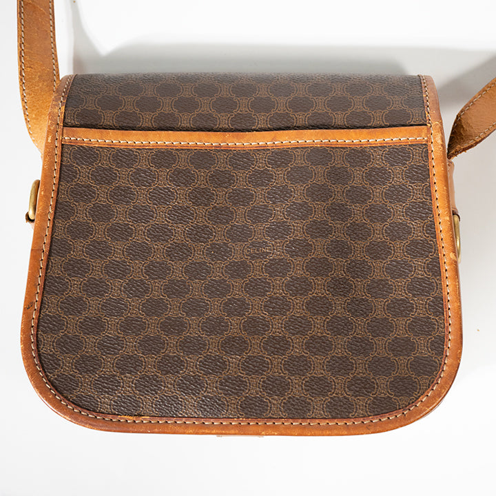 Celine セリーヌ マカダム柄 ショルダーバック M93 ヴィンテージ レディース