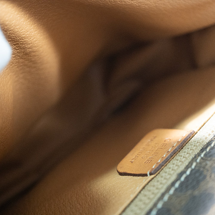 Celine セリーヌ マカダム柄 ショルダーバック M93 ヴィンテージ レディース