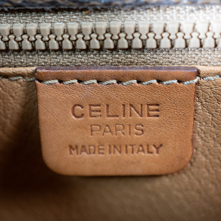 Celine セリーヌ マカダム柄 ショルダーバック M93 ヴィンテージ レディース