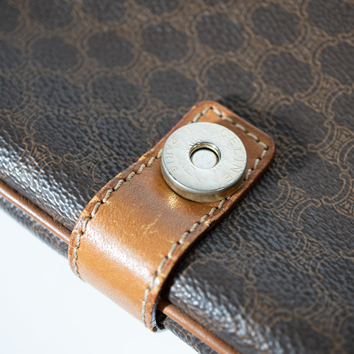 Celine セリーヌ マカダム柄 ショルダーバック M93 ヴィンテージ レディース