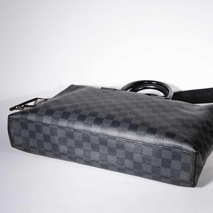 LOUIS VUITTON ダミエグラフィットポルトドキュマンジュール N48224 ビジネスバック ブリーフケース メンズ鞄