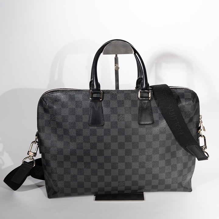 LOUIS VUITTON ダミエグラフィットポルトドキュマンジュール N48224 ビジネスバック ブリーフケース メンズ鞄
