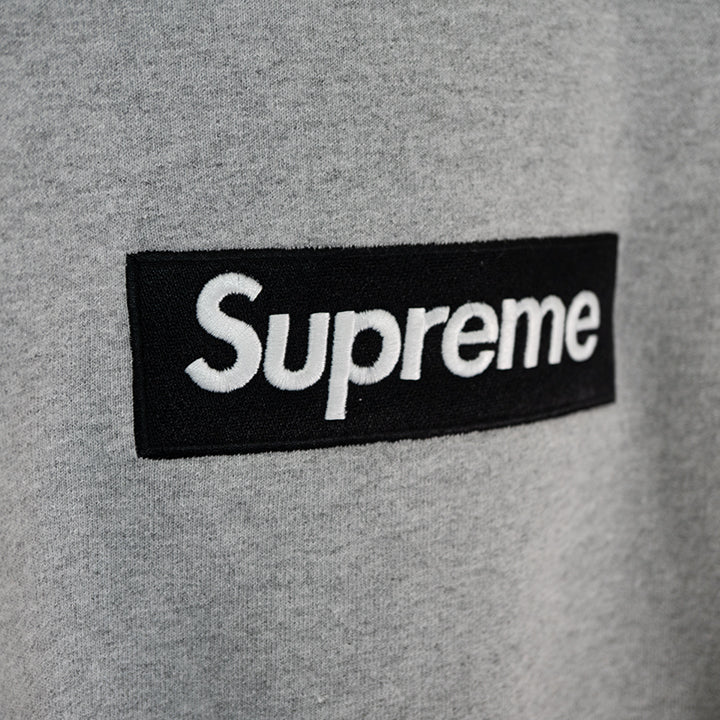 Supreme シュプリーム 22AW Box Logo Crewneck ボックスロゴクルーネックスウェットグレー Mサイズ メンズ