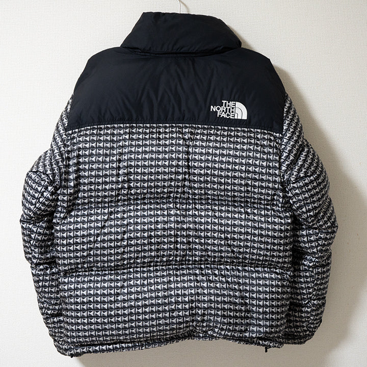 Supreme×The North Face シュプリーム 21SS Studded Nuptse Jacket スタッズ柄 ヌプシ ダウンジャケット ブラック Sサイズ メンズ