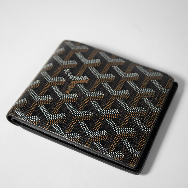 GOYARD ゴヤール ヴィクトワール 札入れ ブラック ウォレット 二つ折り財布 コンパクトウォレット レザー
