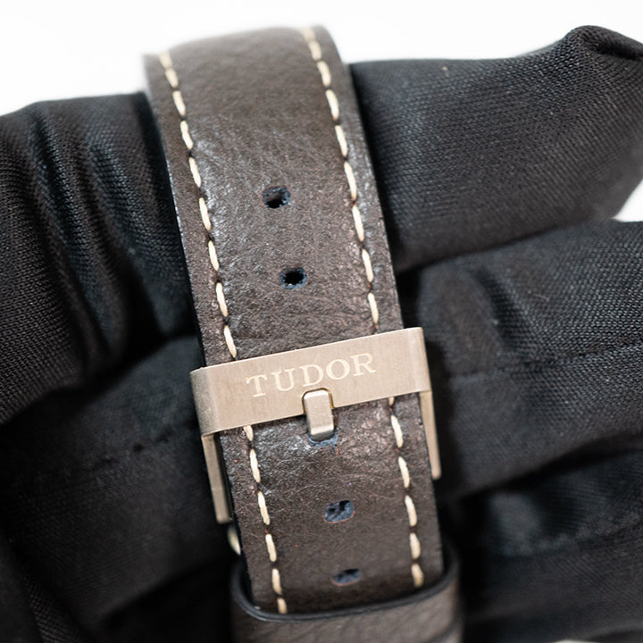 TUDOR チューダー ヘリテージブラックベイ フィフティエイト925 79010SG レザーストラップ 腕時計 メンズ 自動巻
