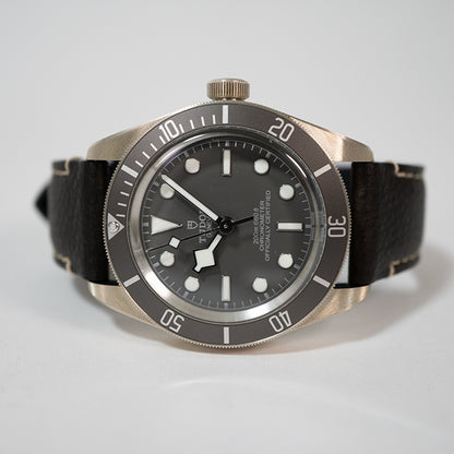 TUDOR チューダー ヘリテージブラックベイ フィフティエイト925 79010SG レザーストラップ 腕時計 メンズ 自動巻