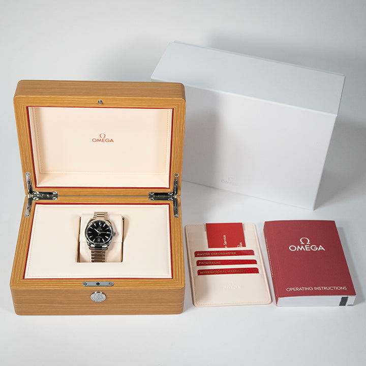 OMEGA オメガ シーマスター アクアテラ 150M 220.10.38.20.01.004 ブラック文字盤 メンズ