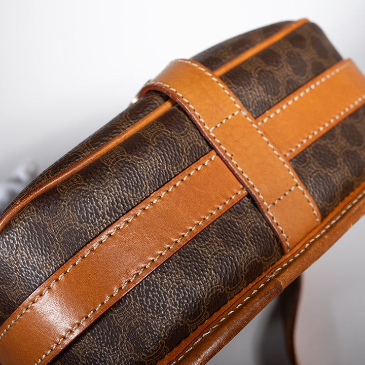 Celine セリーヌ マカダム柄　ショルダーバック M93 ヴィンテージ レディース
