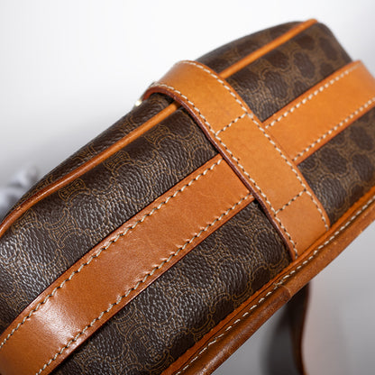 Celine セリーヌ マカダム柄　ショルダーバック M93 ヴィンテージ レディース