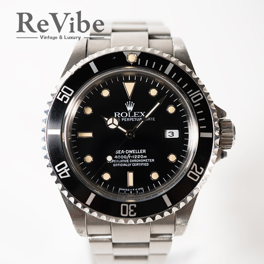 ROLEX ロレックス シードゥエラー Sea-Dweller 16600 ブラック文字盤 メンズ 自動巻き ダイバーズウォッチ 腕時計