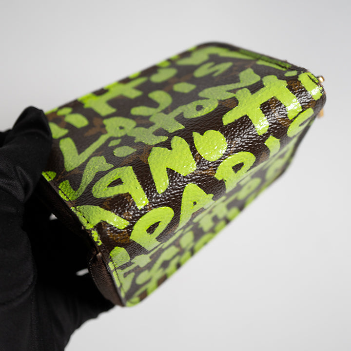 LOUIS VUITTON ルイヴィトン モノグラム グラフィティ ジッピー コインパース M93709 ヴィンテージ コインケース 小銭入れ リペアあり