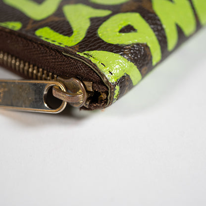 LOUIS VUITTON ルイヴィトン モノグラム グラフィティ ジッピー コインパース M93709 ヴィンテージ コインケース 小銭入れ リペアあり