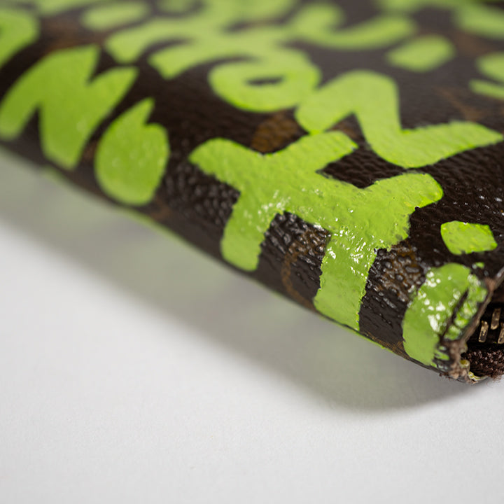 LOUIS VUITTON ルイヴィトン モノグラム グラフィティ ジッピー コインパース M93709 ヴィンテージ コインケース 小銭入れ リペアあり