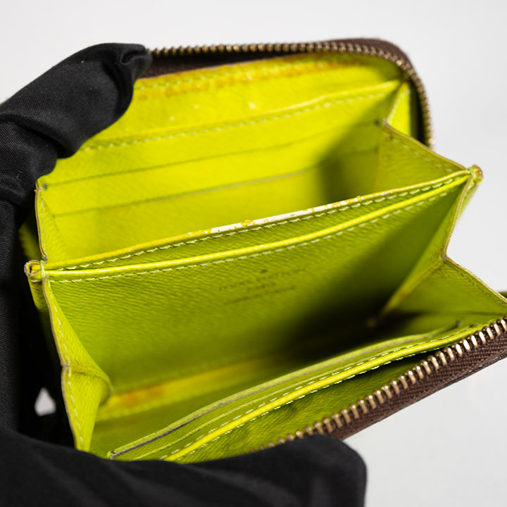LOUIS VUITTON ルイヴィトン モノグラム グラフィティ ジッピー コインパース M93709 ヴィンテージ コインケース 小銭入れ リペアあり