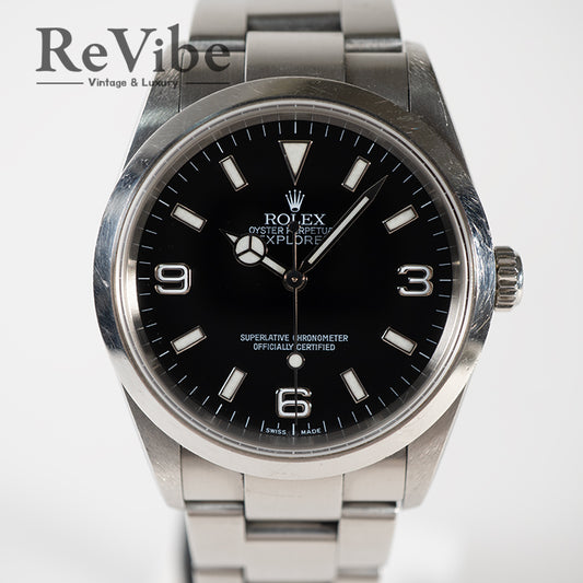 ROLEX ロレックス エクスプローラー I Explorer I 114270 ブラック文字盤 メンズ 自動巻き 腕時計
