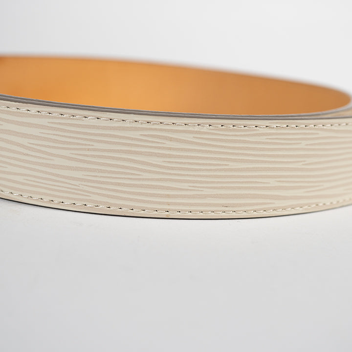 LOUIS VUITTON ルイヴィトン エピ ベルト サンチュール イヴォワール M9554 80/32 メンズ