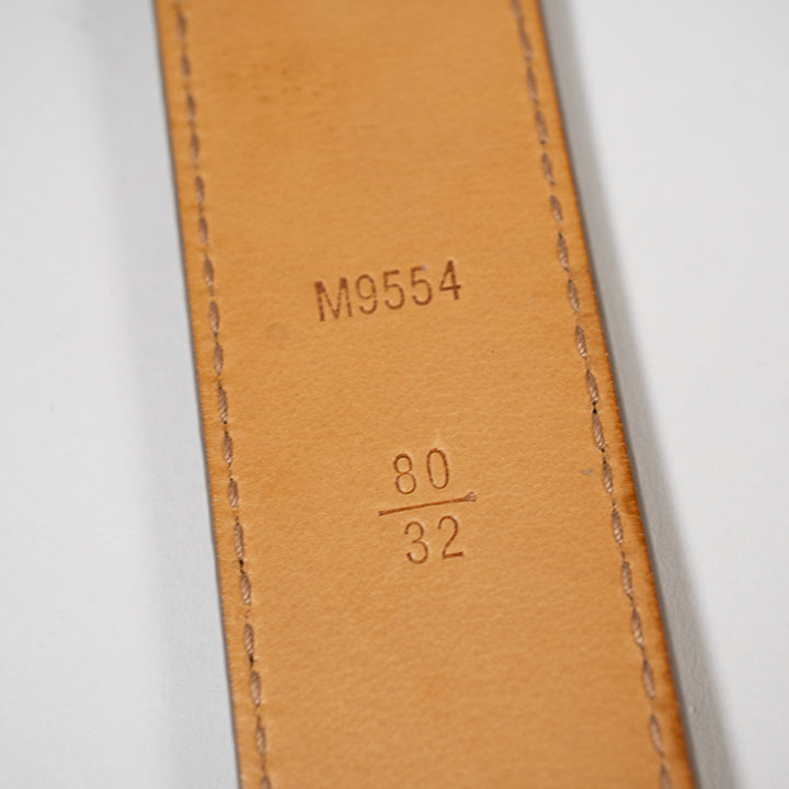 LOUIS VUITTON ルイヴィトン エピ ベルト サンチュール イヴォワール M9554 80/32 メンズ