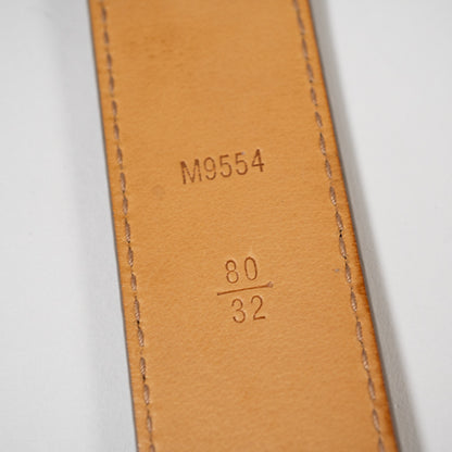 LOUIS VUITTON ルイヴィトン エピ ベルト サンチュール イヴォワール M9554 80/32 メンズ
