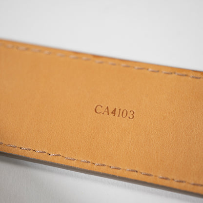 LOUIS VUITTON ルイヴィトン エピ ベルト サンチュール イヴォワール M9554 80/32 メンズ