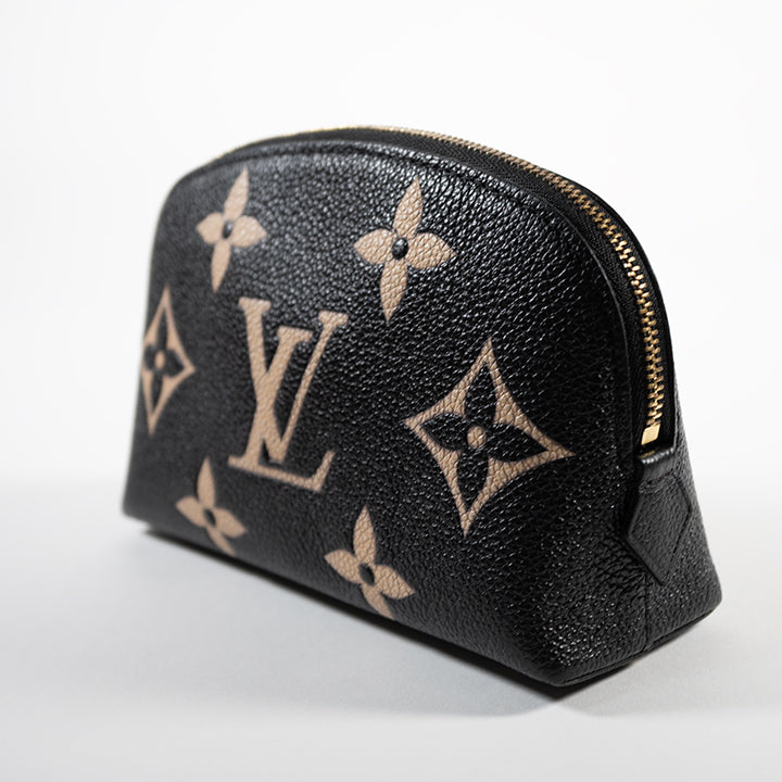 LOUIS VUITTON ルイヴィトン アンプラント ポシェットコスメティックPM ブラック系 バイカラー  M59086 レディース コスメポーチ 化粧ポーチ 小物入れ RFID