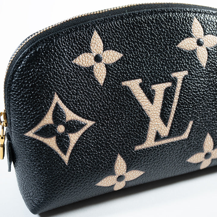 LOUIS VUITTON ルイヴィトン アンプラント ポシェットコスメティックPM ブラック系 バイカラー  M59086 レディース コスメポーチ 化粧ポーチ 小物入れ RFID
