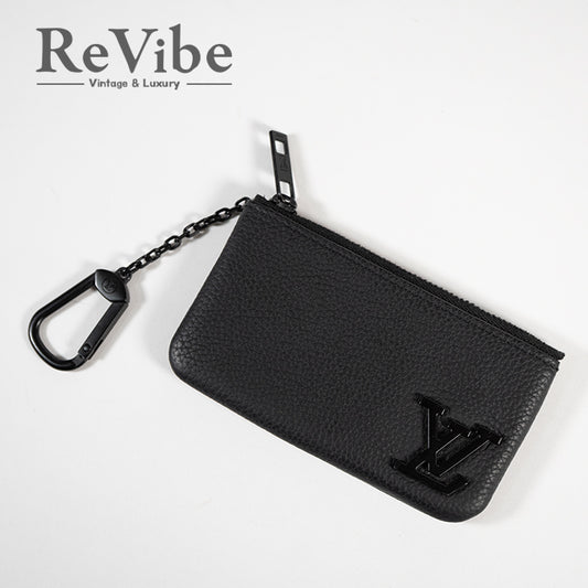 LOUIS VUITTON ルイヴィトン ポシェットクレ アエログラムレザー M81031 コインケース 小銭入れ メンズ