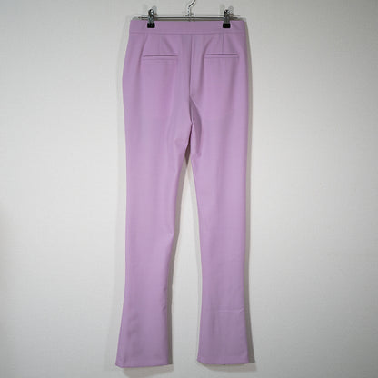 Off-White オフホワイト Purple flared trousers with slits 38サイズ レディース タグ付き