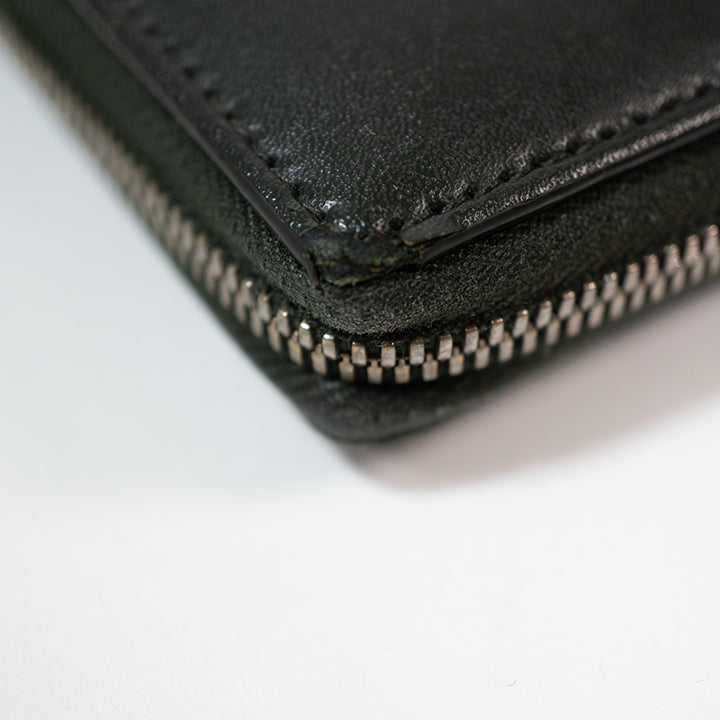 BOTTEGA VENETA ボッテガ ヴェネタ スモール カセット コンパクトジップアラウンドウォレット マキシイントレチャート ラウンドファスナー 2つ折り財布 ユニセックス レディース メンズ