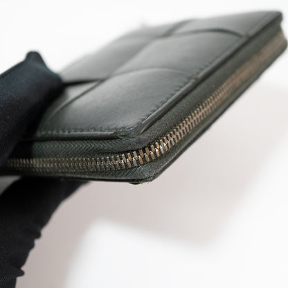 BOTTEGA VENETA ボッテガ ヴェネタ スモール カセット コンパクトジップアラウンドウォレット マキシイントレチャート ラウンドファスナー 2つ折り財布 ユニセックス レディース メンズ