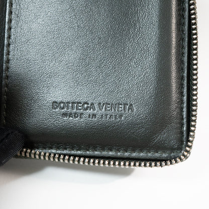 BOTTEGA VENETA ボッテガ ヴェネタ スモール カセット コンパクトジップアラウンドウォレット マキシイントレチャート ラウンドファスナー 2つ折り財布 ユニセックス レディース メンズ