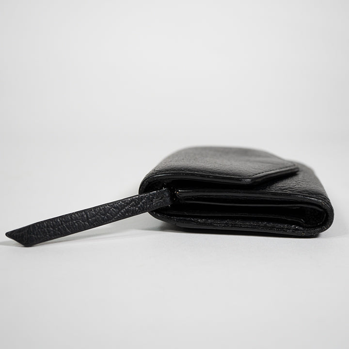 Maison Margiela メゾンマルジェラ 11 コンパクトウォレット ブラック  4ステッチ三つ折り財布 S56UI0136
