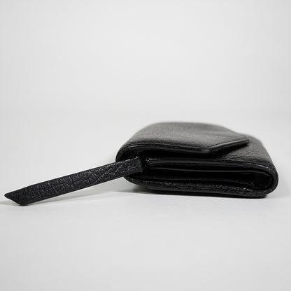 Maison Margiela メゾンマルジェラ 11 コンパクトウォレット ブラック  4ステッチ三つ折り財布 S56UI0136