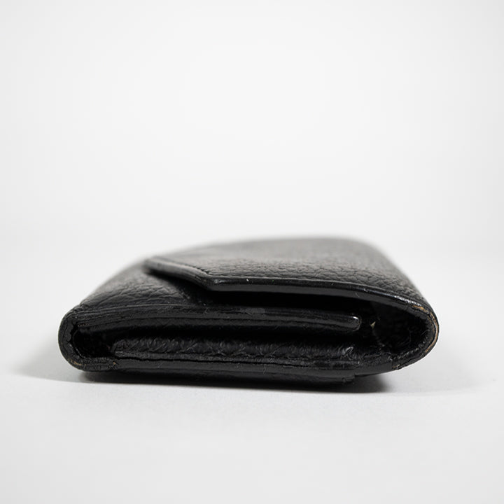 Maison Margiela メゾンマルジェラ 11 コンパクトウォレット ブラック  4ステッチ三つ折り財布 S56UI0136