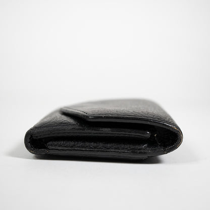 Maison Margiela メゾンマルジェラ 11 コンパクトウォレット ブラック  4ステッチ三つ折り財布 S56UI0136