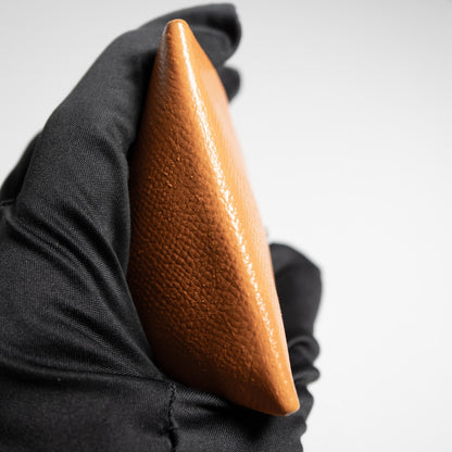 HERMES エルメス バスティア オレンジ シルバー金具 コインケース ヴォーエプソン ユニセックス リペアあり