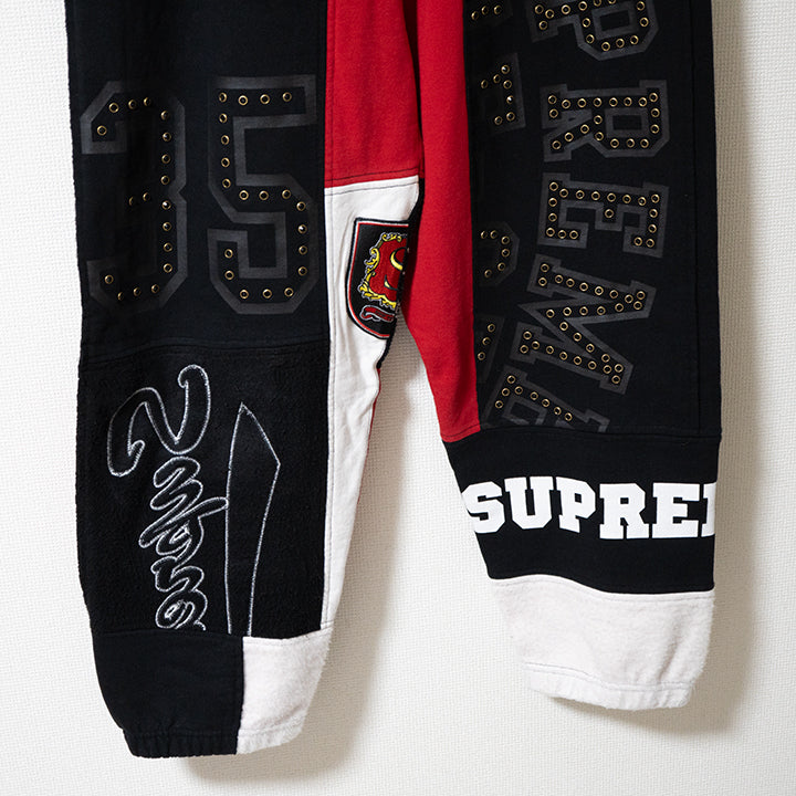 SUPREME シュプリーム 25SS Patchwork Sweatpant パッチワークスタッズ スウェットロングパンツ Mサイズ