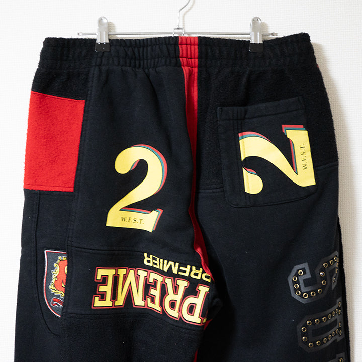SUPREME シュプリーム 25SS Patchwork Sweatpant パッチワークスタッズ スウェットロングパンツ Mサイズ