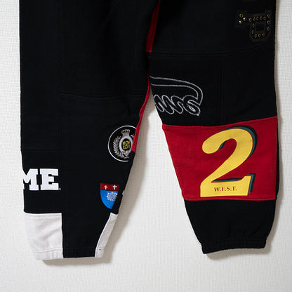 SUPREME シュプリーム 25SS Patchwork Sweatpant パッチワークスタッズ スウェットロングパンツ Mサイズ