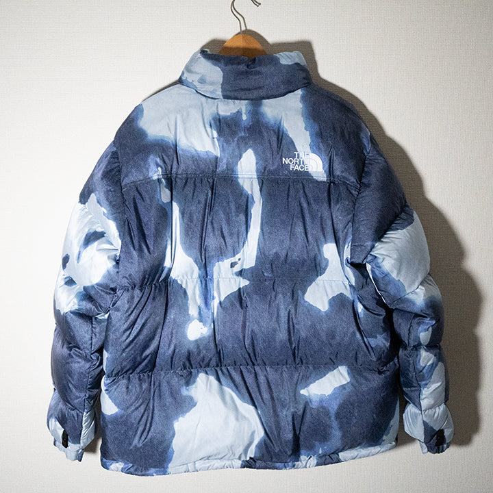 Supreme ×The North Face シュプリーム Bleached Denim Print Nuptse Jacket ノースフェイス ダウンジャケットND521001