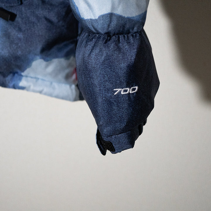 Supreme ×The North Face シュプリーム Bleached Denim Print Nuptse Jacket ノースフェイス ダウンジャケットND521001